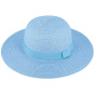Elena Sky Blue Paper Straw Sun Hat - Traclet