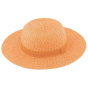Elena Orange Paper Straw Sun Hat - Traclet