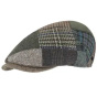 Monza Patchwork Wool Flat Cap - Flechet