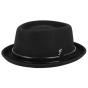 Black Felt Porkpie Pistoia Hat - Fléchet
