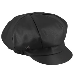 Casquette Gavroche Latina Polyester Noire - Fléchet