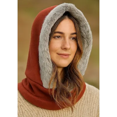Tavira Polar Fleece Faux Fur Hood - Fléchet Reference: 22384 | Chapellerie Traclet