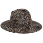 Fedora Hat Teramo Leopard Wool - Flechet