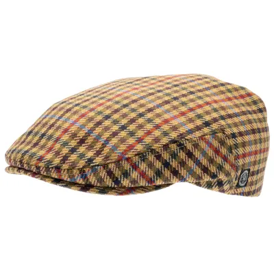 Edward Checked Camel Cap CTH Ericson