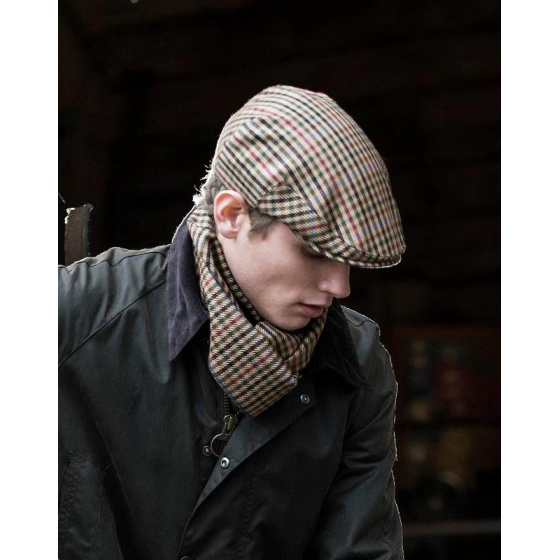 Edward Checked Camel Cap CTH Ericson