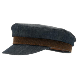 Blue denim sailor cap BÃ¥tsman Organic Denim