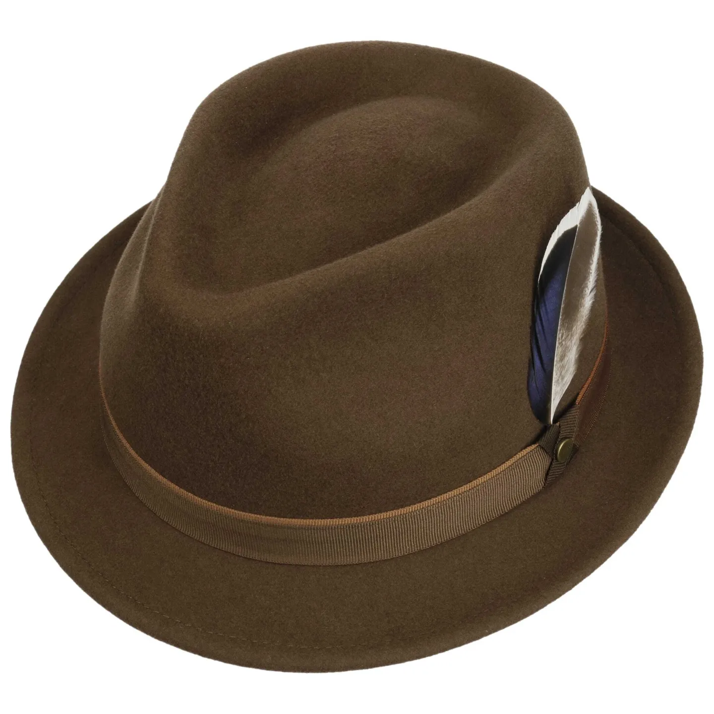 Camel Woolfelt Trilby Hat - Stetson Reference: 22398| Chapellerie Traclet