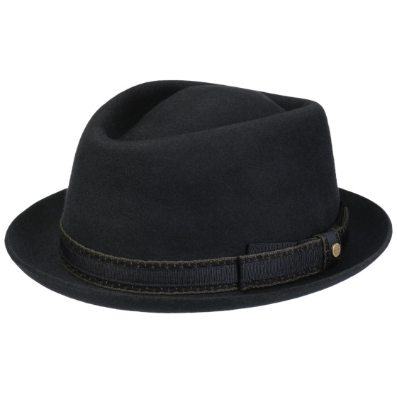 Blue Felt Calabria Porkpie Hat - Stetson