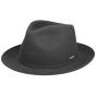 Chapeau Fedora Catanzaro Woolfelt Feutre Anthracite - Stetson