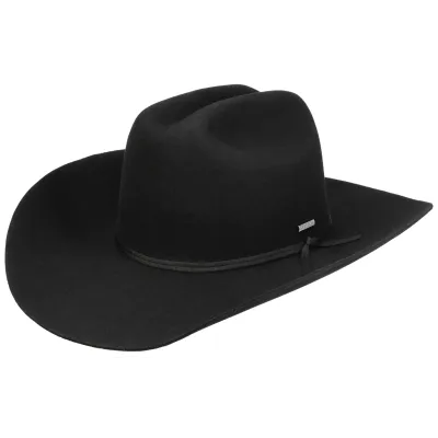 Chapeau Western Bergame Woolfelt Noir - Stetson