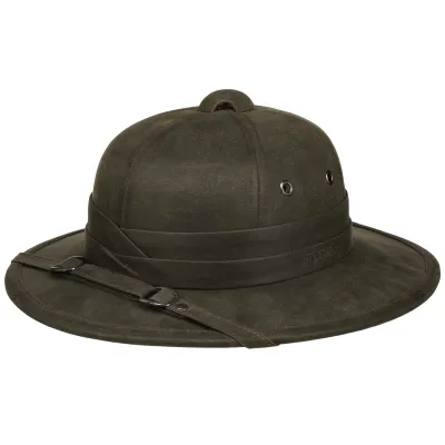 Casque Colonial Pith Helmet Marron UPF 80 - Stetson Reference : 22413| Chapellerie Traclet