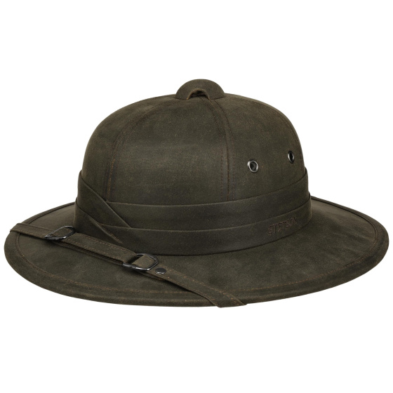 Casque Colonial Pith Helmet Marron UPF 80 - Stetson