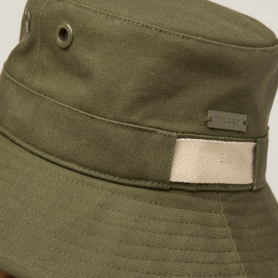 Olive Wide Brim Canvas Hat UPF 50+ - Tilley