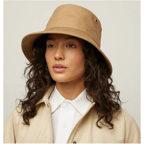 Bob Canvas Large Bord Kaki Foncé UPF 50+ - Tilley