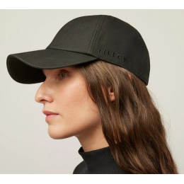 Black Waxed Cotton Baseball Cap - Tilley