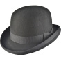 Chapeau Melon Feutre Laine Noir - Traclet