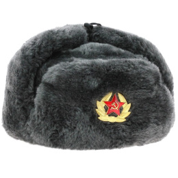 Ushanka - USSR Abakan Fur Hat Faux Fur