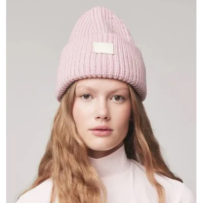 Pink Merino Wool Alpine Beanie - Tilley Reference: 18513 | Traclet Hat Shop