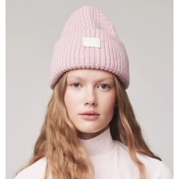 Bonnet Alpine Laine Mérinos Rose - Tilley