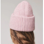 Pink Merino Wool Alpine Beanie - Tilley