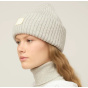 Grey Merino Wool Alpine Beanie - Tilley