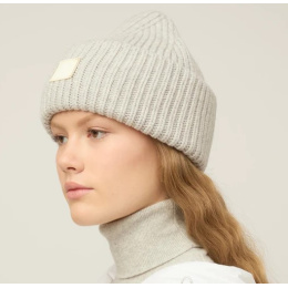 Grey Merino Wool Alpine Beanie - Tilley