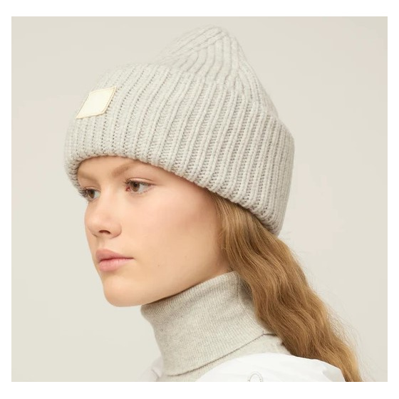 Grey Merino Wool Alpine Beanie - Tilley