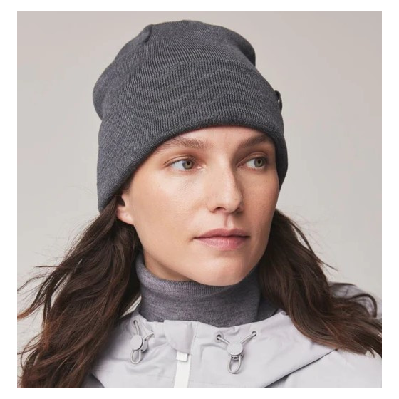 The Merino Wool Beanie Grey - Tilley