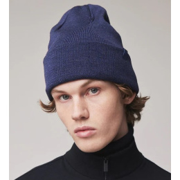 Bonnet Le Merino Laine Bleu Marine - Tilley