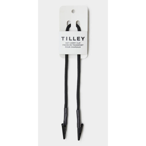 Cordon Pince Clip Chapeau transport & Anti Vent - Tilley