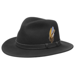 Chapeau Traveller Rutherford Vitafelt Noir - Stetson