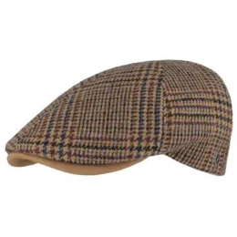 Casquette Plate Doubs Laine Vierge Beige - Flechet