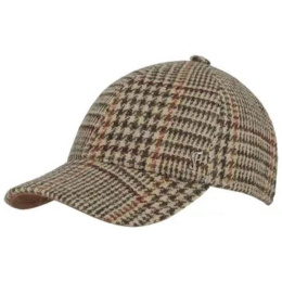 copy of Lamb Nappa Harris Tweed Cap - Stetson