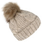 Lublin Pompom Beanie with Fleece Lining - Traclet