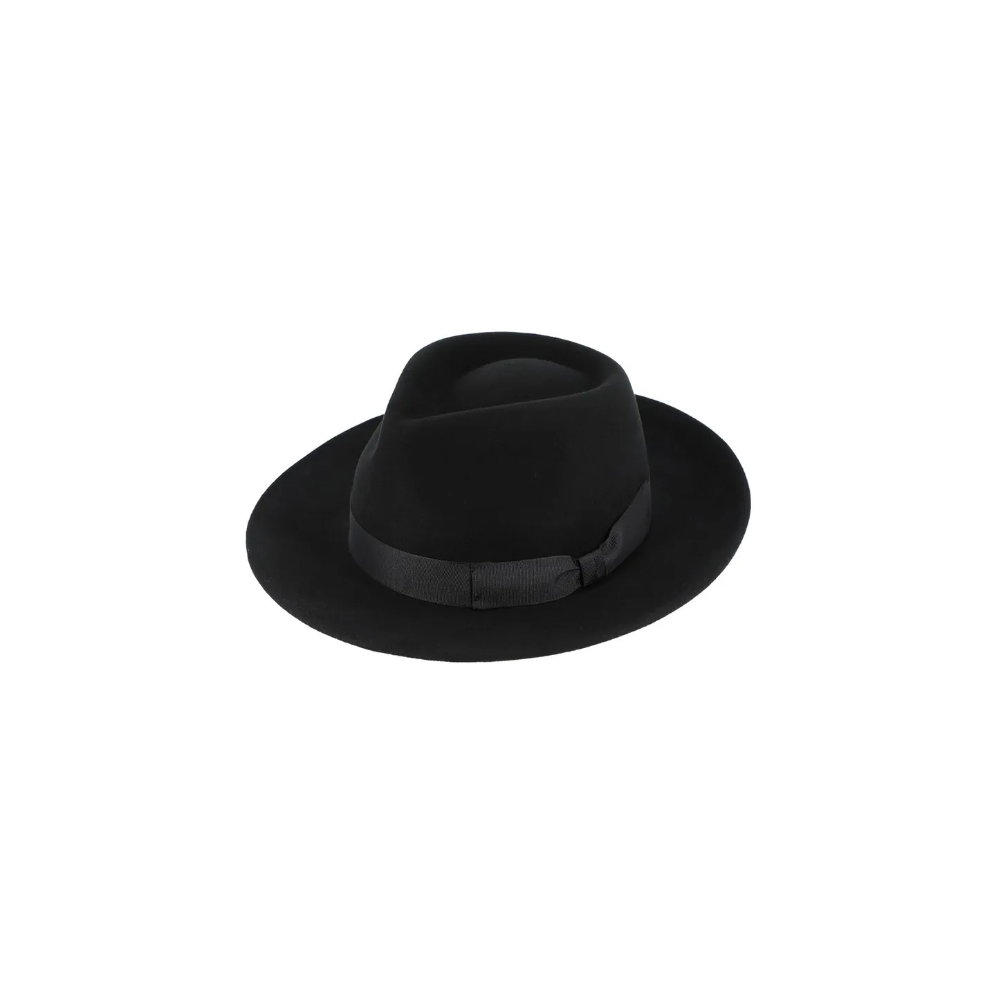 Black Wool Fedora Hat Pescara - Traclet ref 21981 traclert hatters