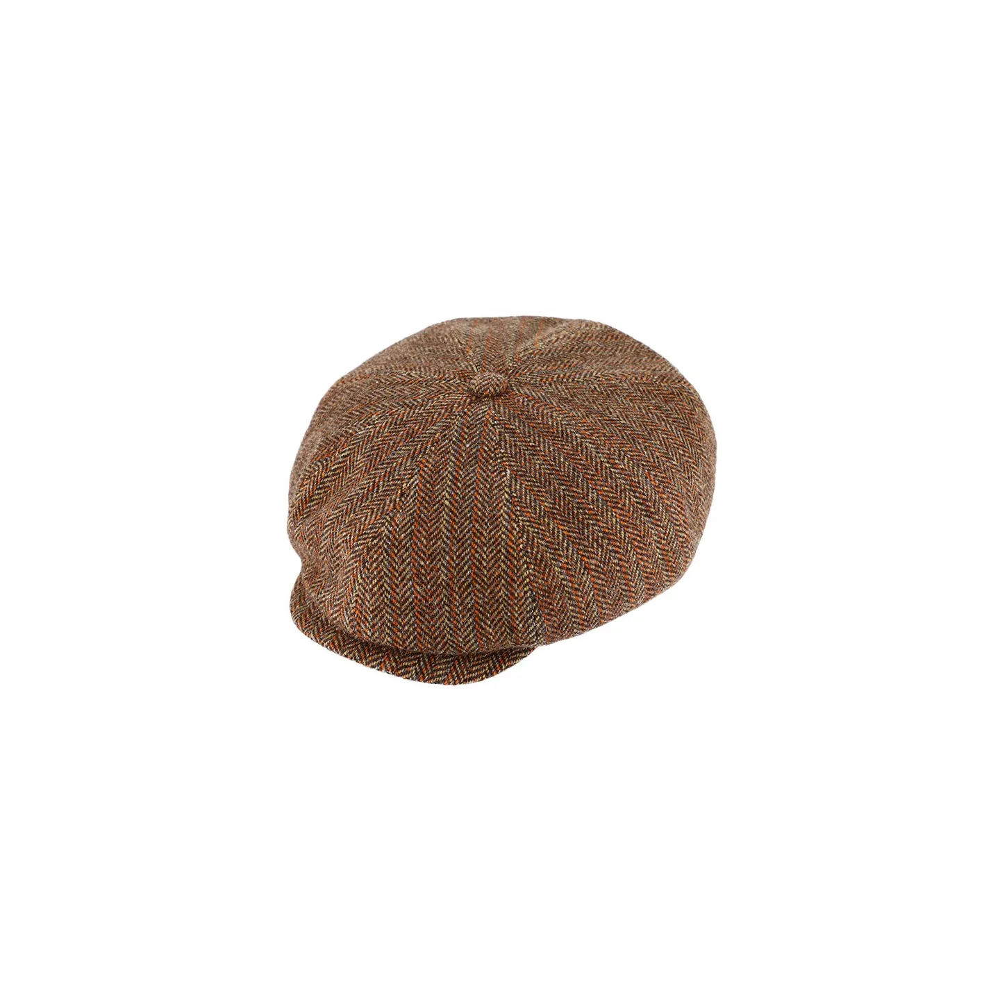 Irish Cap Andria Virgin Wool Cognac - Traclet Reference: 22451 | Traclet Hat Shop