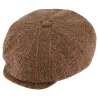 Irish Cap Andria Virgin Wool Cognac - Traclet Reference: 22451 | Traclet Hat Shop