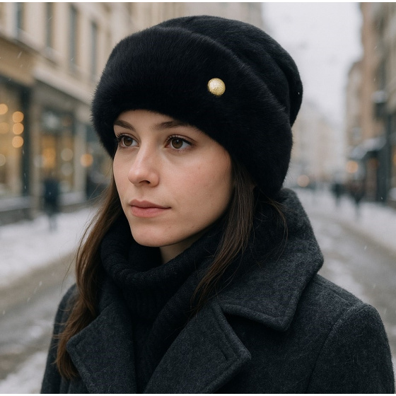 copy of Brown Faux Fur Cherrybush Hat - Barts