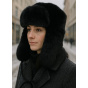 copy of Black Polyester Faux Fur Ushanka - Traclet