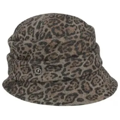 Chapeau Cloche Potenza Léopard - Flechet