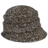 Leopard Potenza Cloche Hat - Flechet Reference: 22460 | Traclet Hat Shop