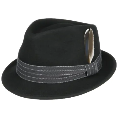 Chapeau Trilby Feutre Laine Noir - Stetson
