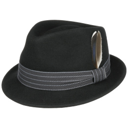 Chapeau Trilby Feutre Laine Noir - Stetson