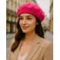 Béret Classique Framboise Laine - Traclet