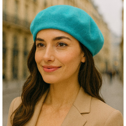 Béret Laine Turquoise - Traclet