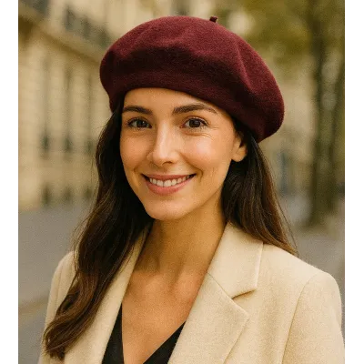 Traclet brown Basque beret ref 20587