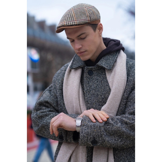 Doubs Flat Cap Virgin Wool Beige - Flechet