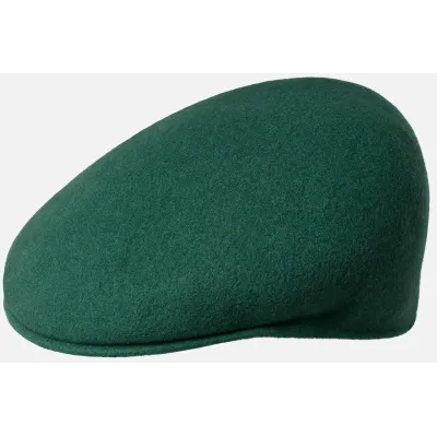 Dark Green Wool 504 Flat Cap - Kangol  Reference: 5181 | Traclet Hat Shop