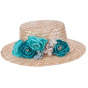 Canotier Femme Mayra Paille Naturelle - Traclet