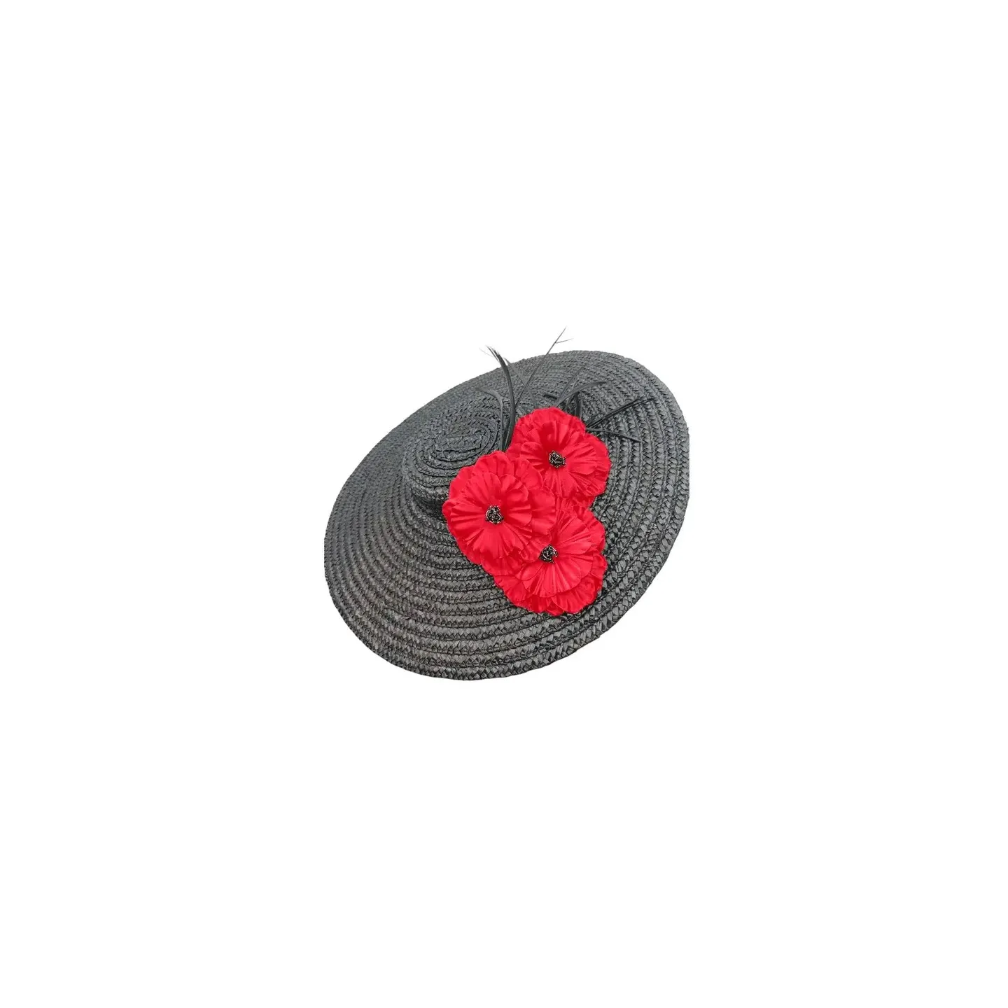 Provencal Hat Pamela Carmina Black Straw - Traclet Reference: 22464| Traclet Hat Shop